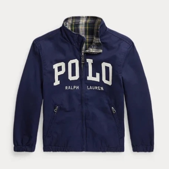 Polo by Ralph Lauren Reversible Twill Oxford Boys Jacket - Picture 10 of 12
